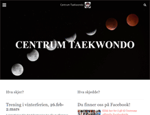 Tablet Screenshot of centrumtkd.no